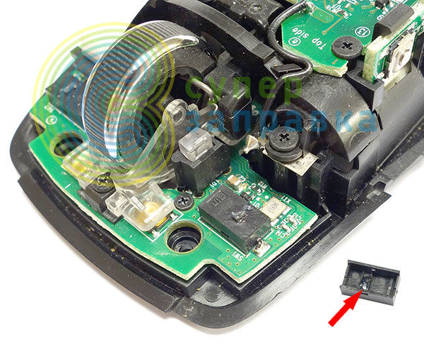 repair of the Logitech Anywhere Mouse MX Black USB double click | dimasio.com
